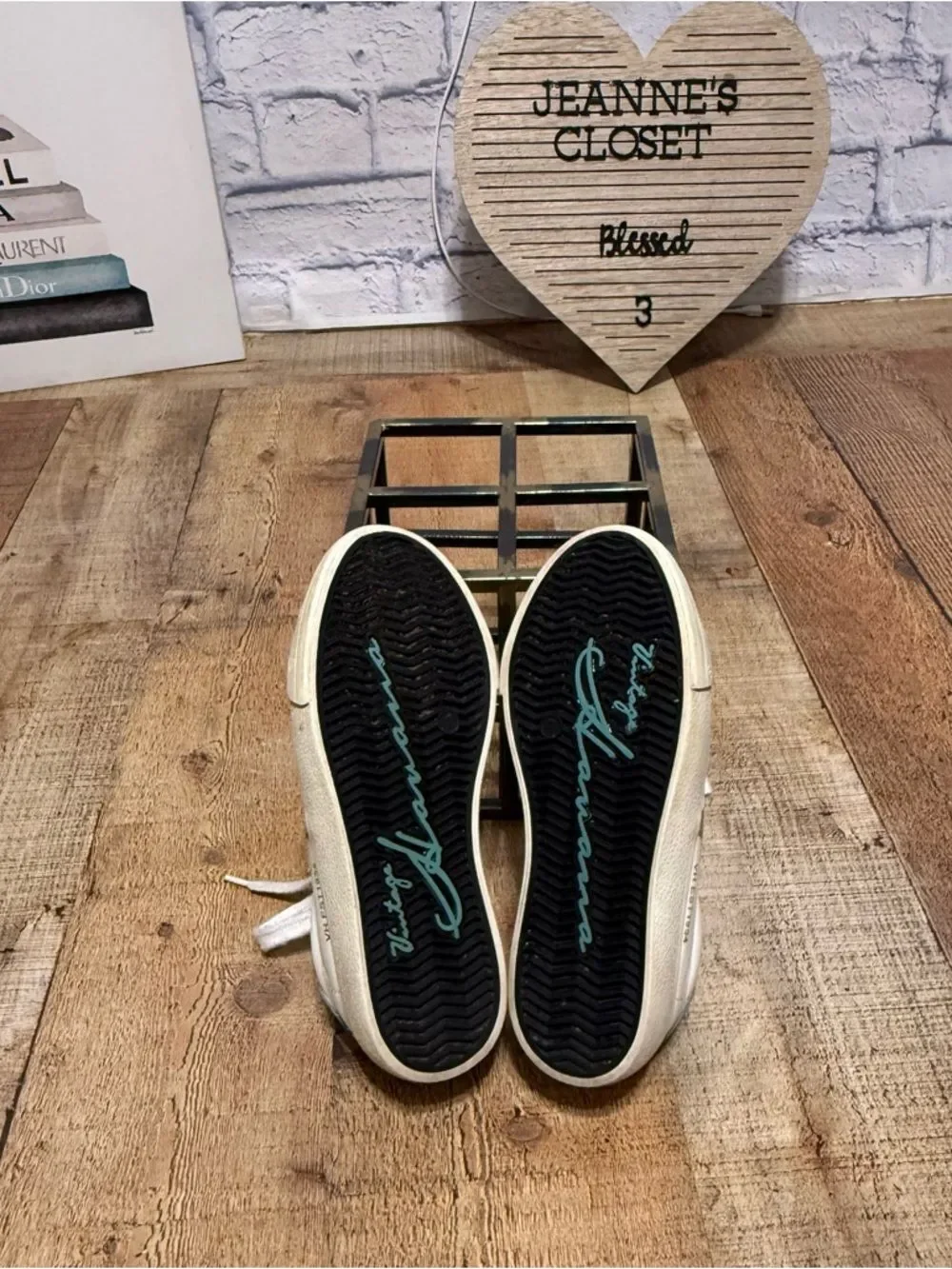 Vintage Havana girls blue pop size 1 sneakers shoes
